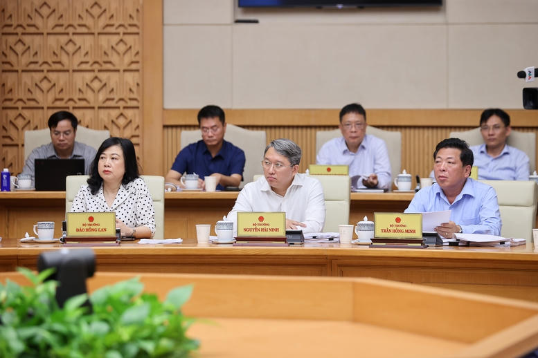 Lãnh đạo các bộ, ngành tham dự Phiên họp - Ảnh: VGP/Nhật Bắc