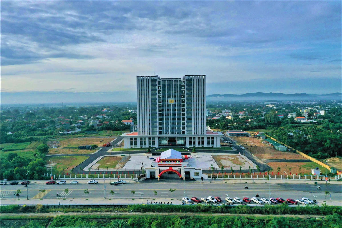 Trung tâm chỉ huy Công an tỉnh Quảng Ngãi. Ảnh: CV.