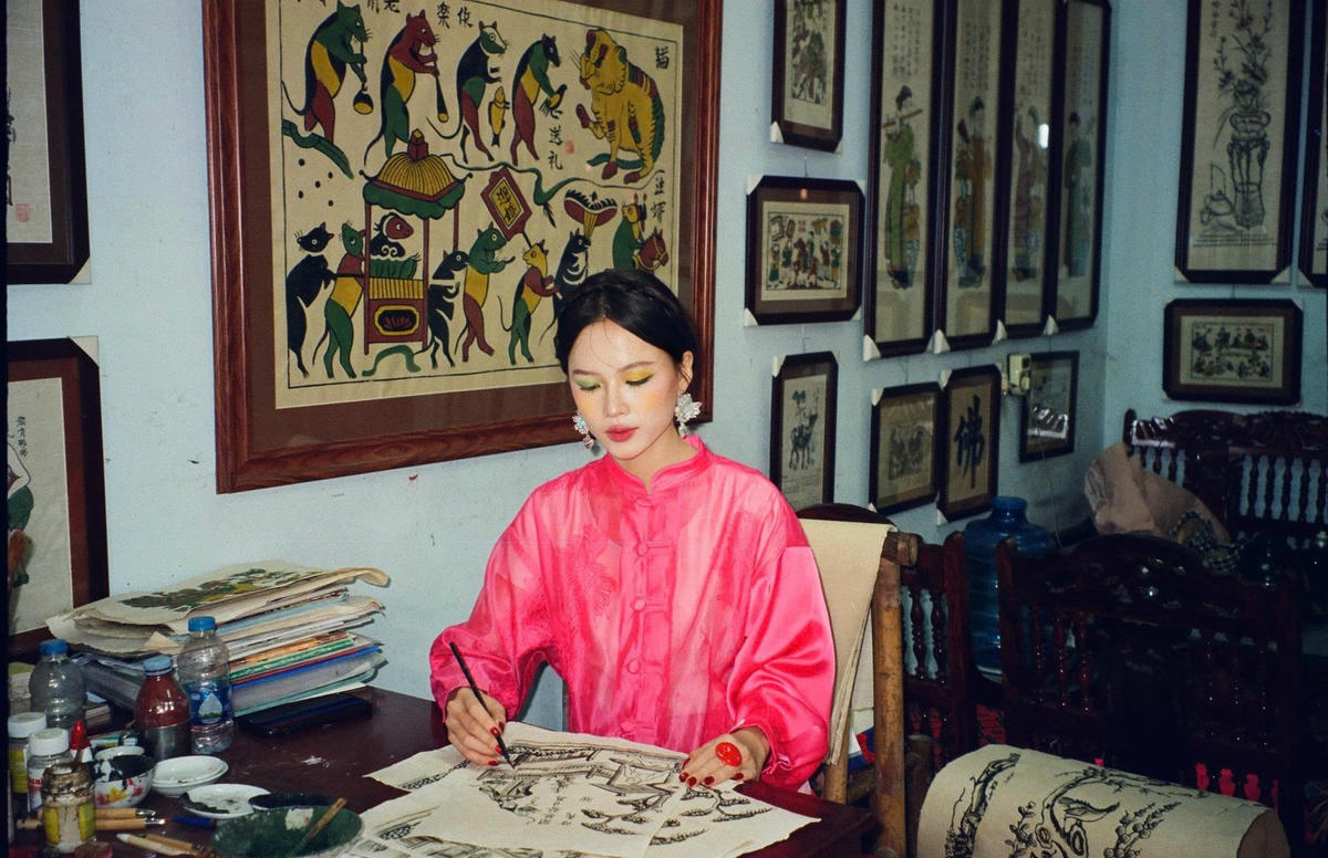 Ảnh kèm bài Làng nghề truyền thống ngày 9-9.