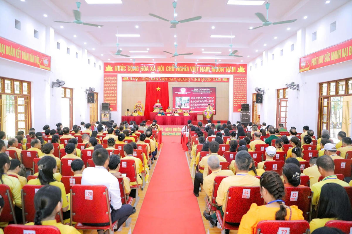 Toàn cảnh Đại hội đại biểu lần thứ I phường Tây Hiếu, nhiệm kỳ 2025 – 2030, theo mô hình chính quyền 2 cấp. Ảnh: QH.