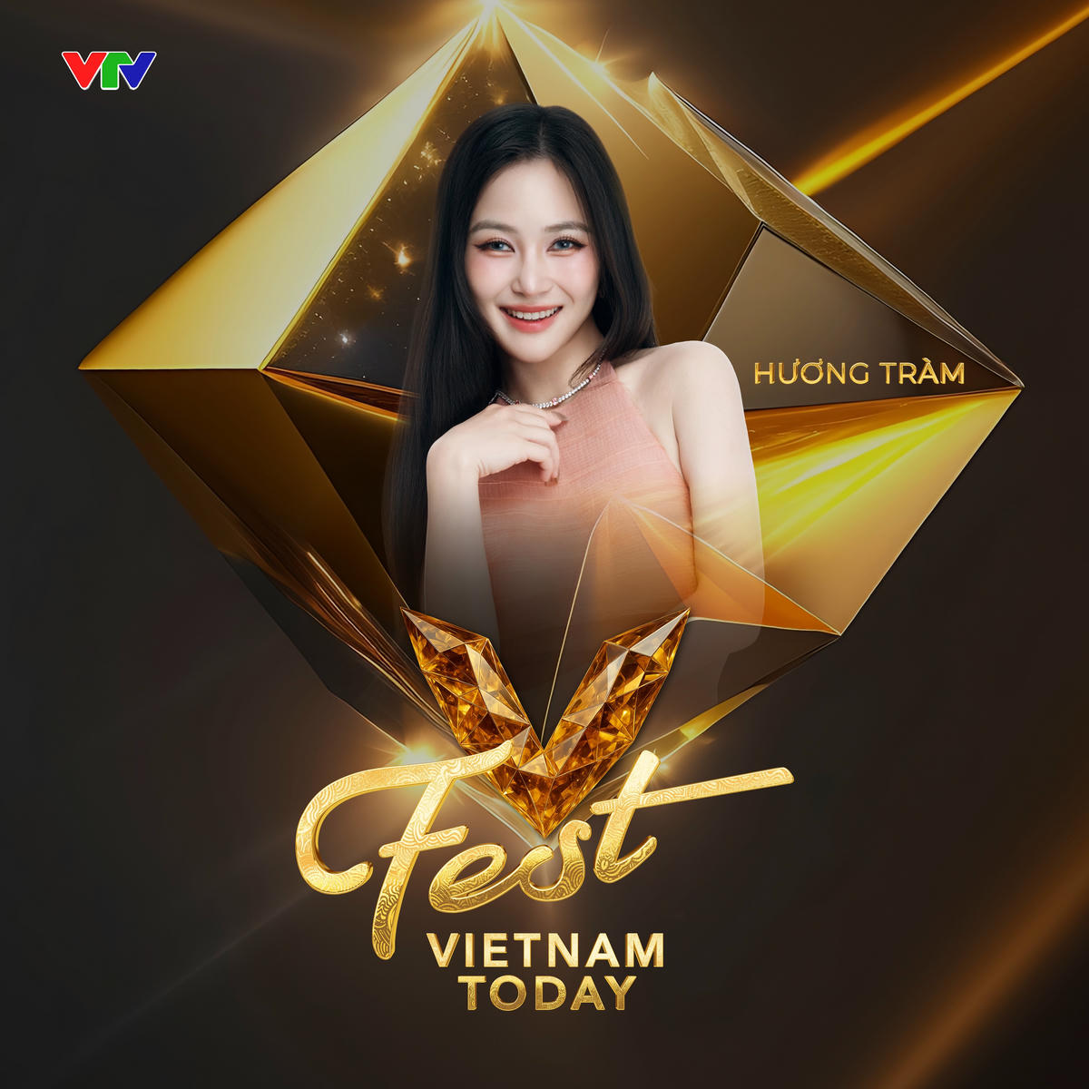 Ca sĩ Hương Tràm xuất hiện trong chương trình. Ảnh: VTV.