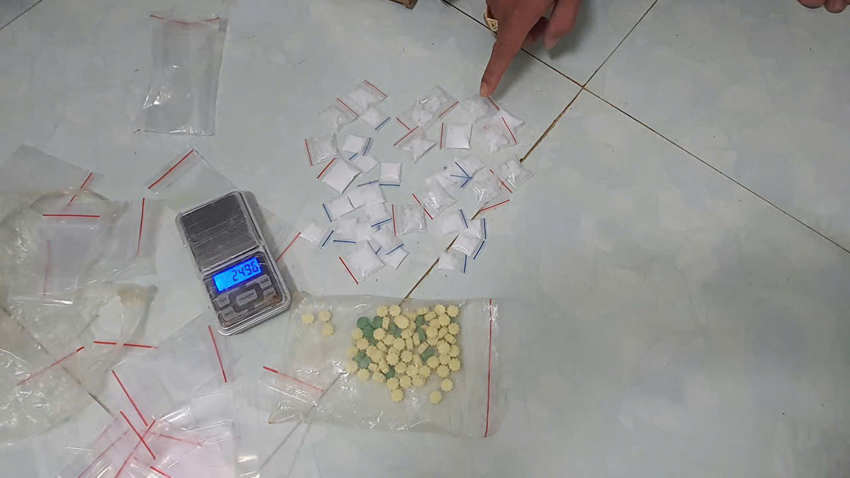 Tang thu giữ vật. Ảnh: SĐ.