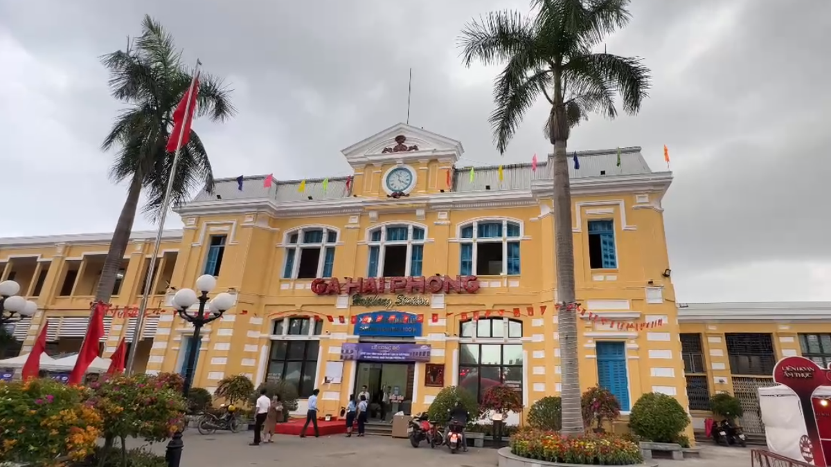 Ga Hải Phòng. Ảnh: PT.
