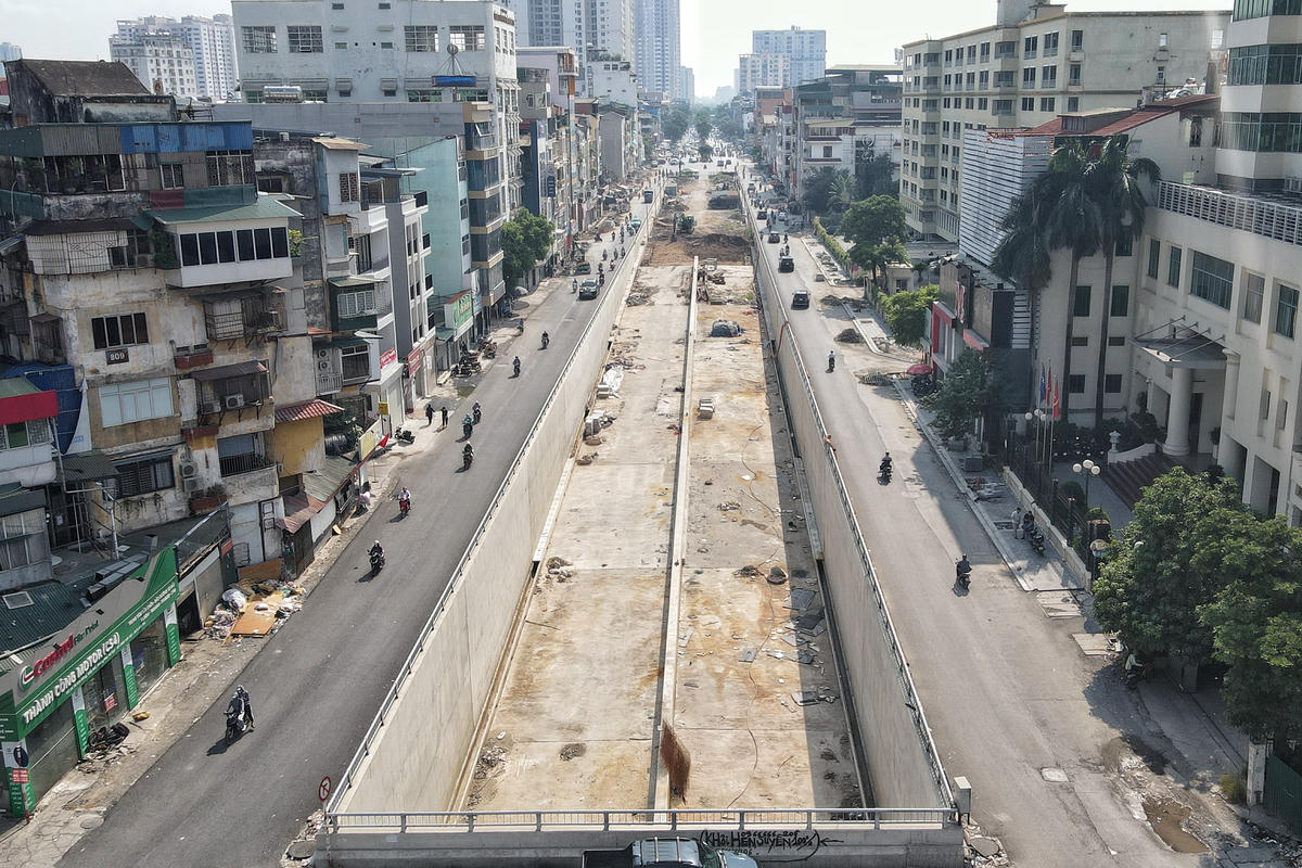 Theo ông Trang, đến thời điểm hiện tại, dự án đã hoàn thành khoảng 75% khối lượng xây dựng.