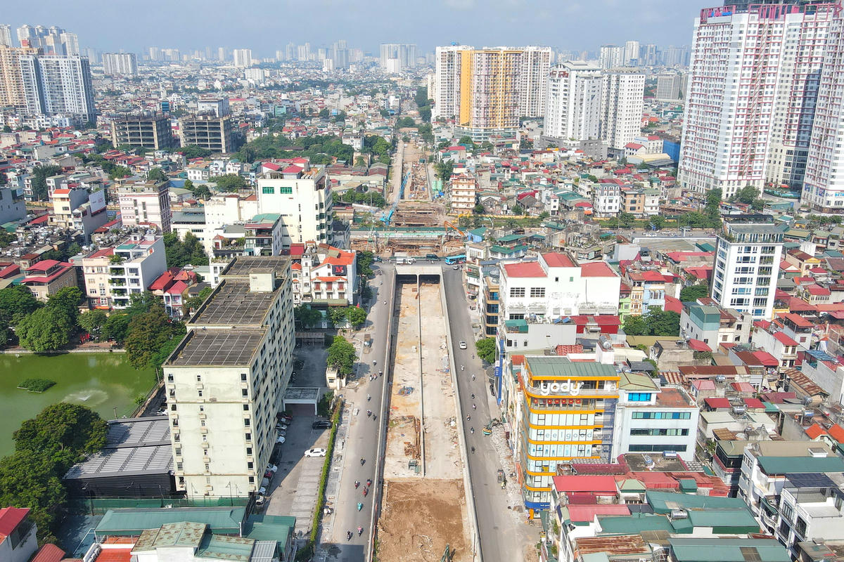 Sau khi dự án hoàn thành, sẽ kết nối với tuyến đường Vành đai 2,5 cũng đang triển khai thi công.