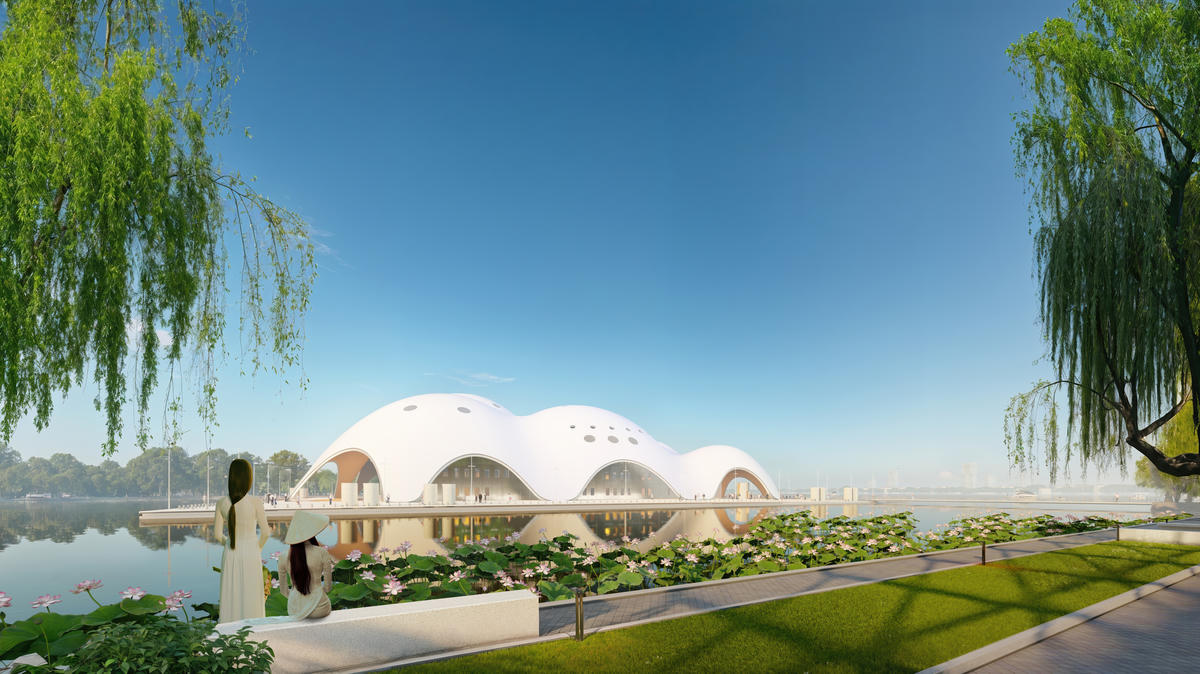 Phối cảnh Nhà hát Opera Hà Nội.