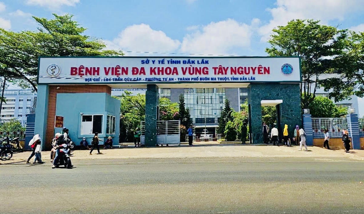 Bệnh viện Đa khoa Vùng Tây Nguyên. Ảnh: TN.