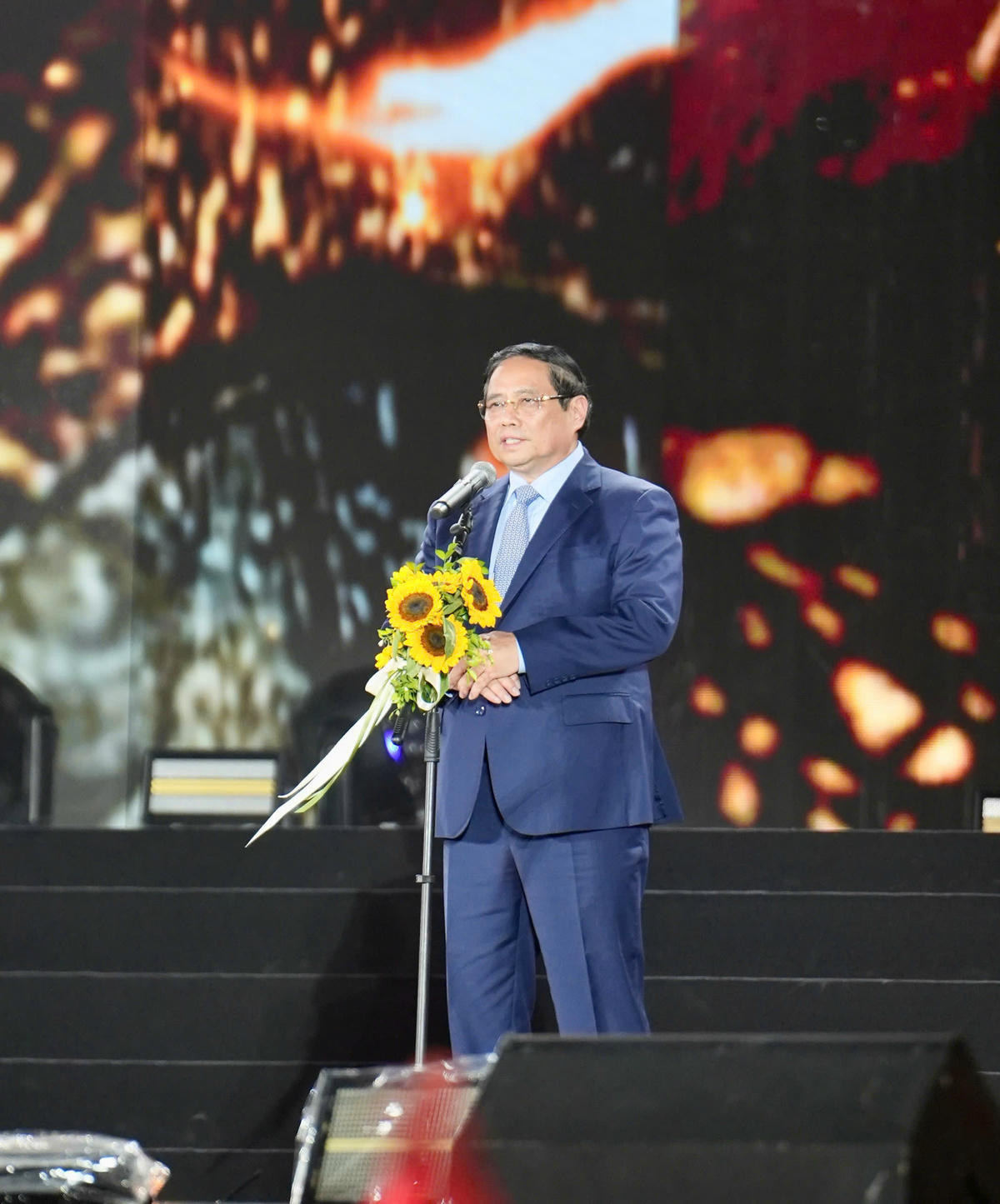 Thủ tướng Phạm Minh Chính phát biểu tại chương trình. Ảnh: VTV.