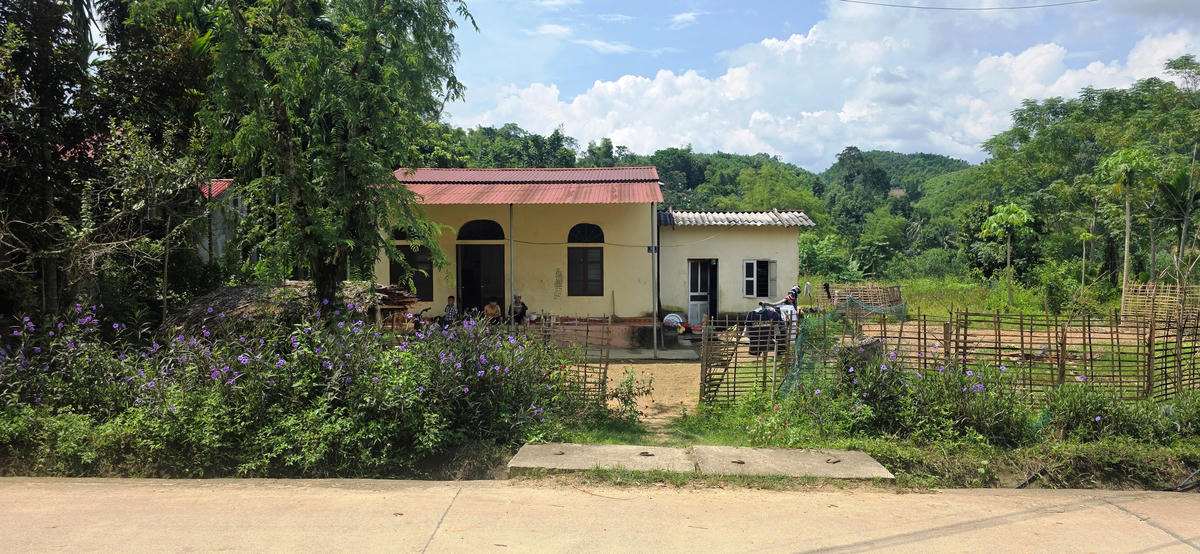 Căn nhà của bà Phạm Thị Đặng xã Linh Sơn, tỉnh Thanh Hóa.