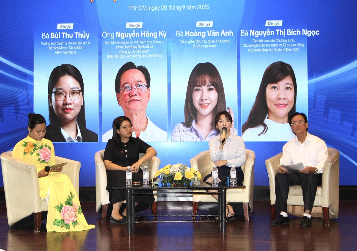 Tư vấn học tập và làm việc tại Đức. Ảnh: Q.Định.