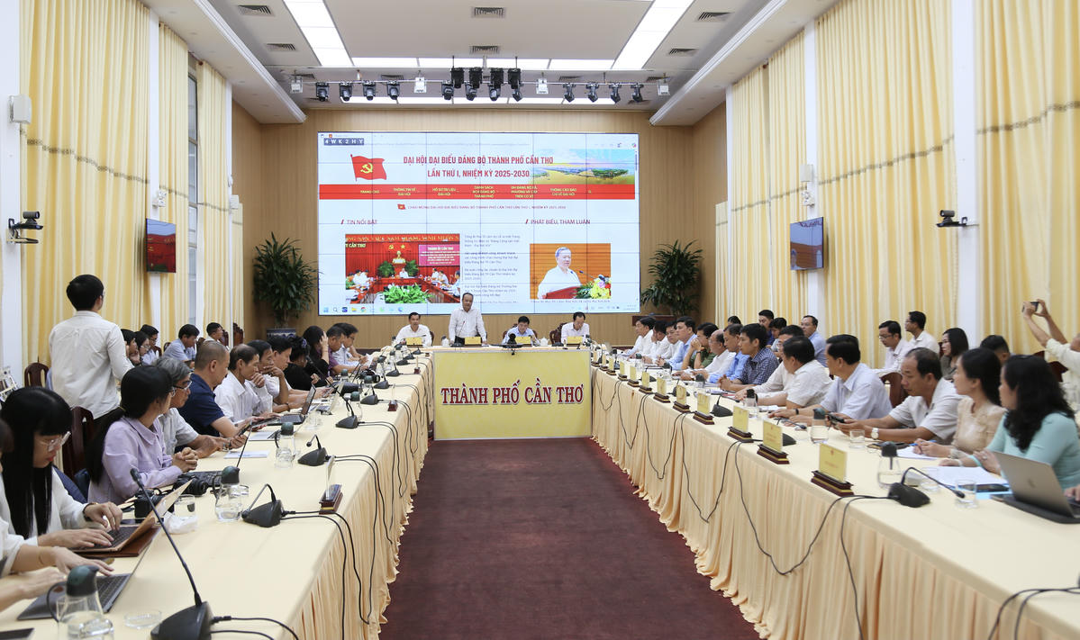 Quang cảnh buổi họp báo. Ảnh: Thanh Tiến.