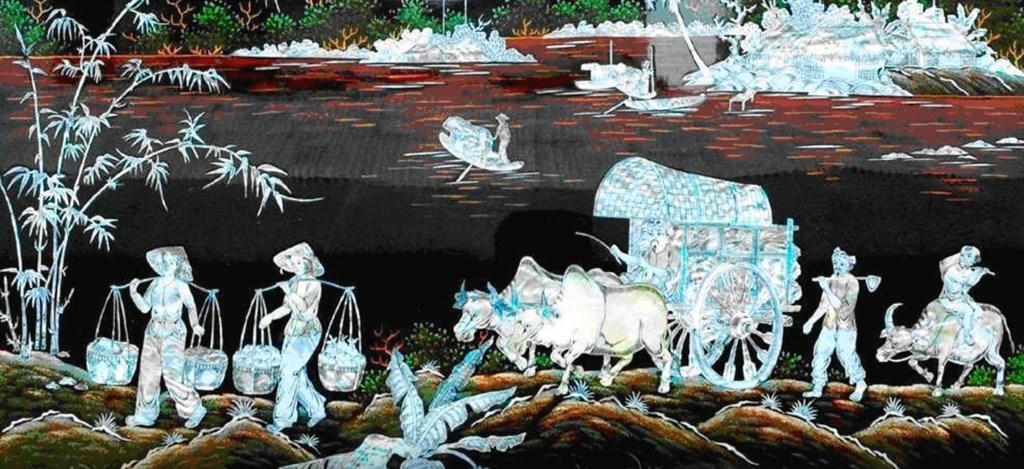 Sức sống ở làng nghề khảm trai truyền thống Chuôn Ngọ