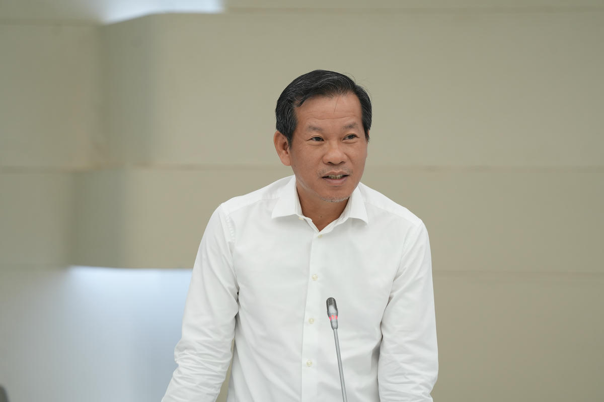 PTGĐ Đặng Anh Tuấn phát biểu chúc mừng hợp tác giữa Heritage và Tập đoàn Xuân Trường - Ninh Bình