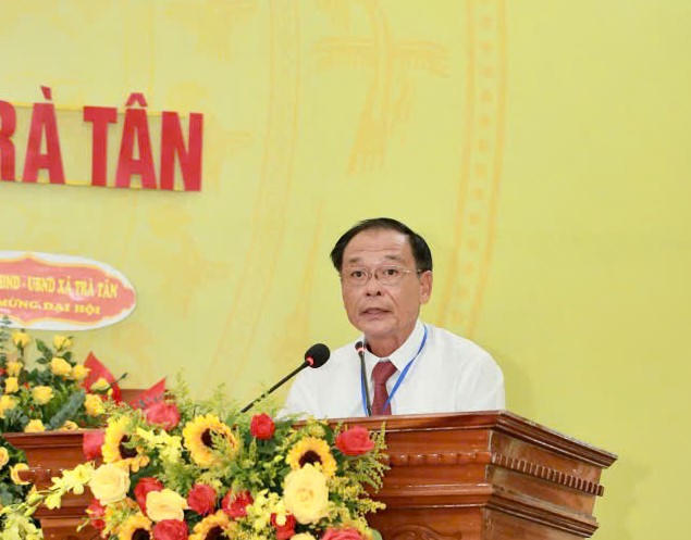   ÔngTrương Chí Lăng, Chủ tịch Hội cựu chiến binh TP Đà Nẵng phát biểu chỉ đạo Đại hội. Ảnh: CV.  