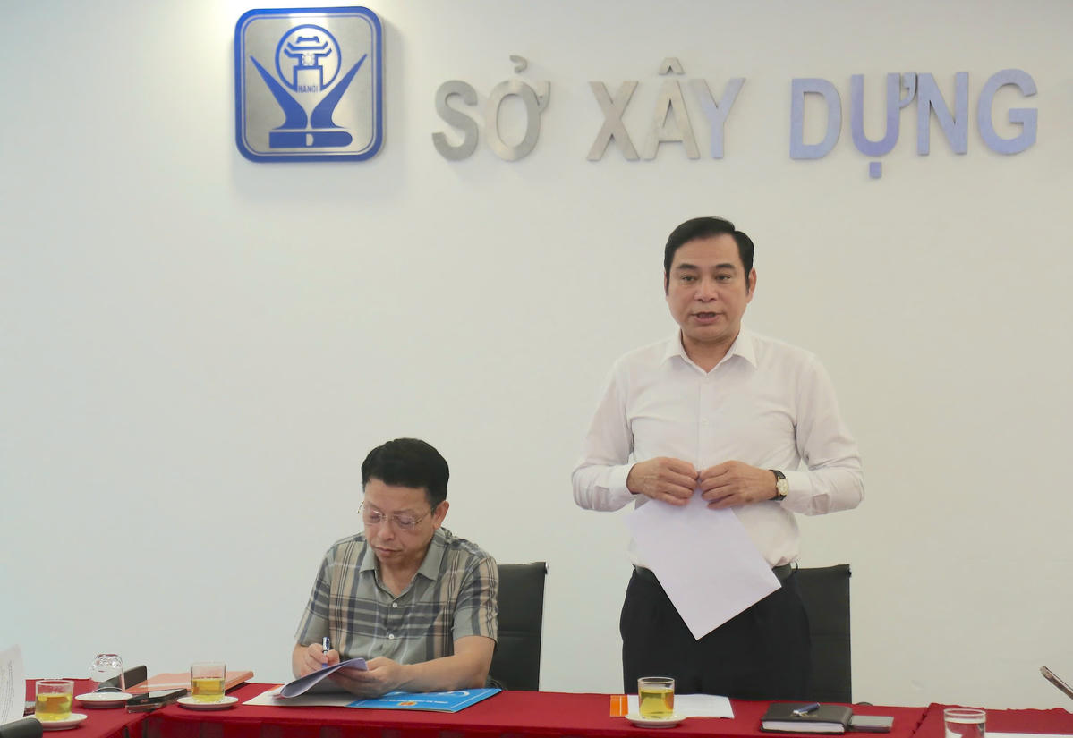 Ông Đào Duy Phong, Phó Giám đốc sở Xây dựng Hà Nội.