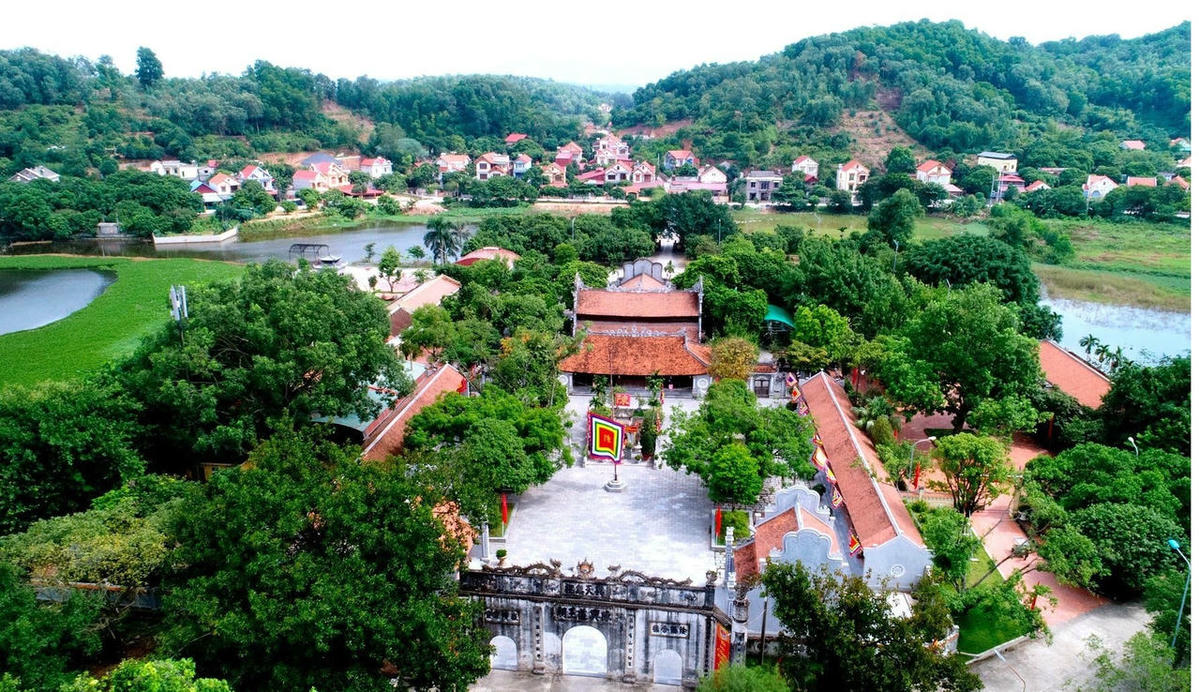   Khu vực đền Kiếp Bạc. Ảnh: Thành Chung.  