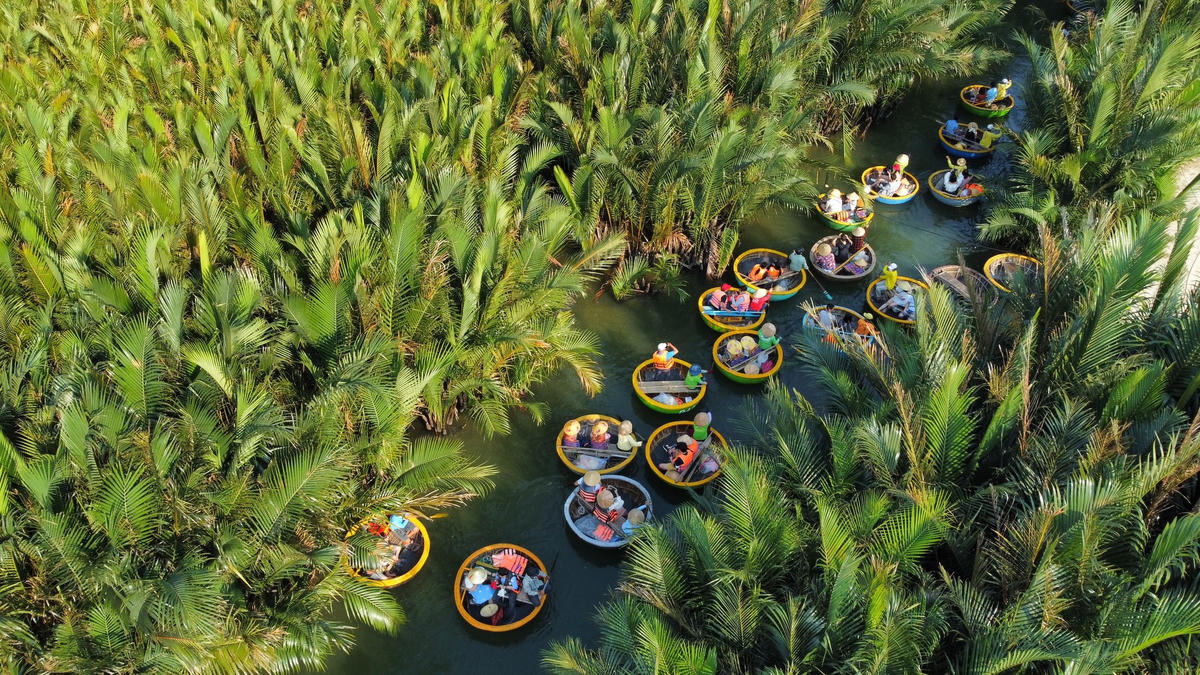 Vẻ đẹp bình yên ở làng Cẩm Thanh. Ảnh: Visit Hoi An