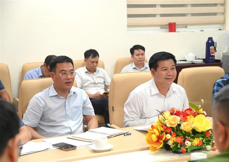 PGS.TS Đinh Văn Châu tại buổi làm việc.