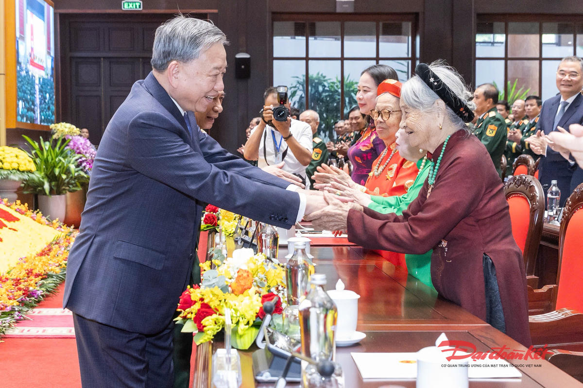   Tổng Bí thư Tô Lâm và các đại biểu dự Đại hội. Ảnh: Quang Vinh.  