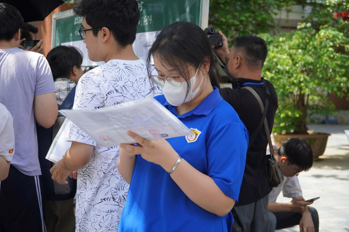 Thí sinh tại Kỳ thi tốt nghiệp THPT năm 2025. Ảnh: T.V.