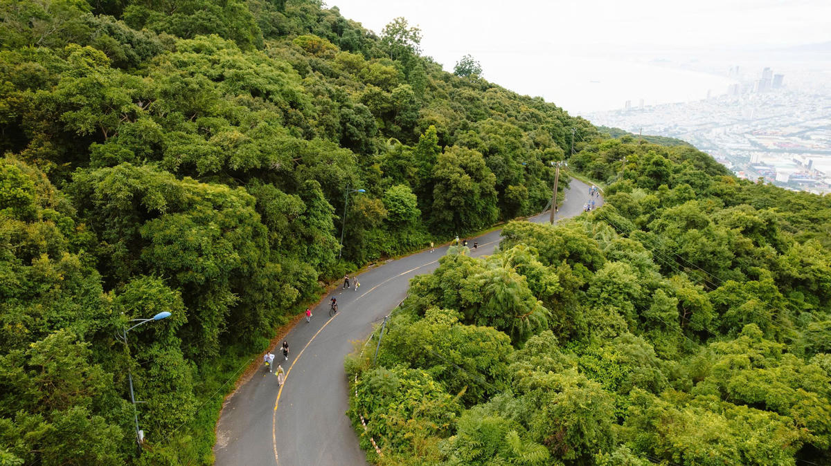 Hành trình trải nghiệm giữa rừng đáng nhớ của các đại biểu. Ảnh: Phan Minh Hải.