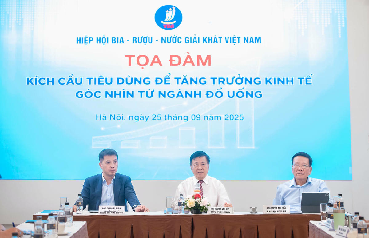 Các diễn giả trình bày quan điểm tại toạ đàm. Ảnh: VBA.