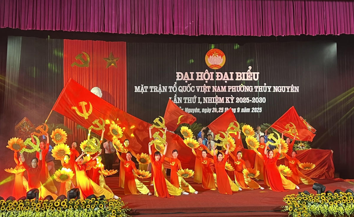 Một tiết mục văn nghệ đặc sắc tại Đại hội. Ảnh: PT.