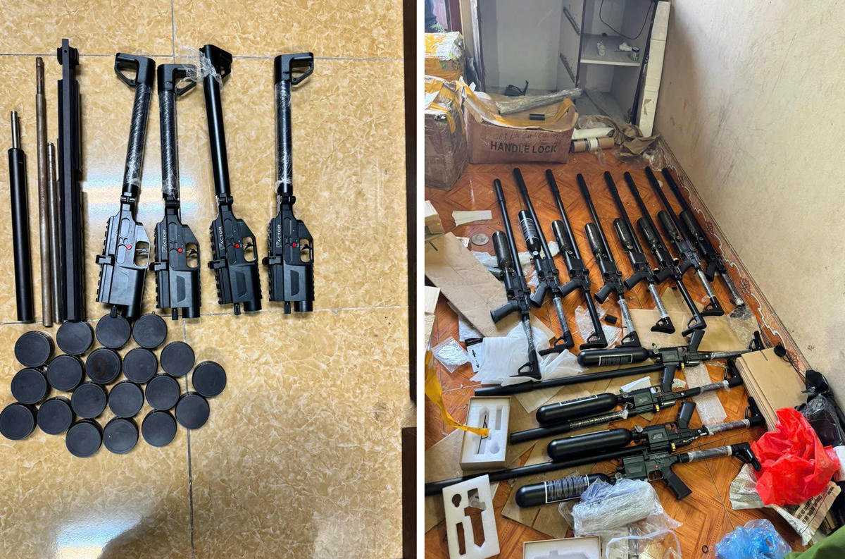 Tang vật bị thu giữ. Ảnh: CAHT