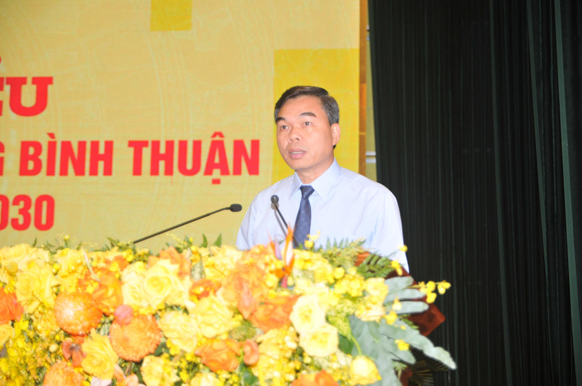 Phó Bí thư Tỉnh ủy, Chủ tịch Ủy ban MTTQ Việt Nam tỉnh Tuyên Quang Ma Thế Hồng dự và chỉ đạo Đại hội.