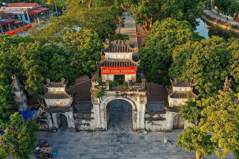 Di tích Quốc gia đặc biệt Đền Trần Thương. Ảnh: BTC.