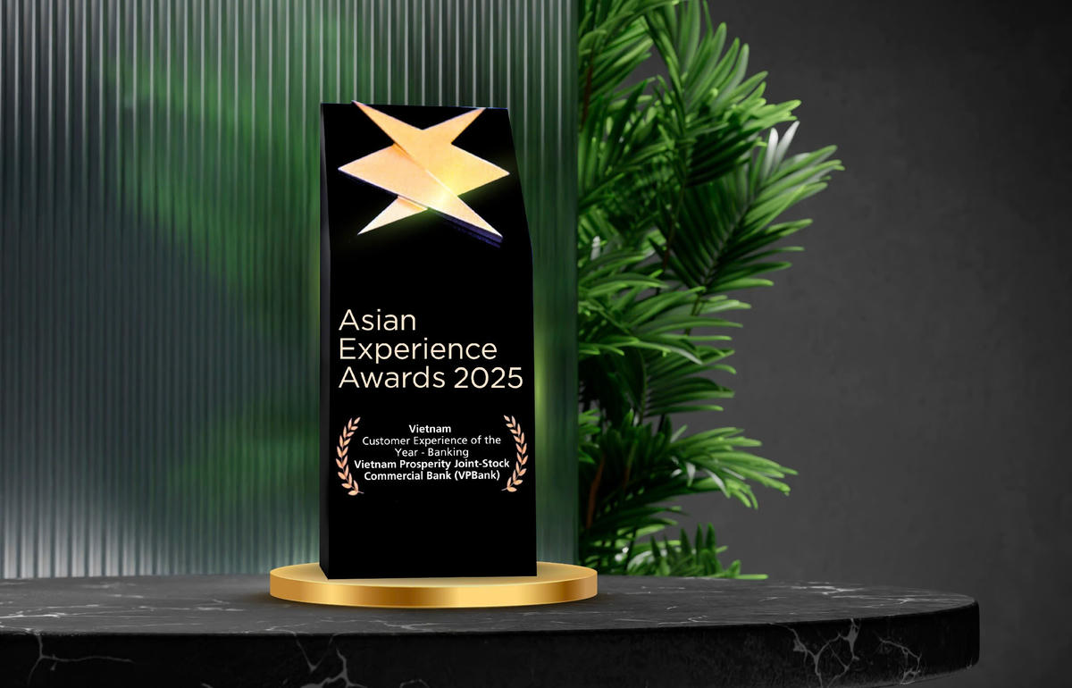 VPBank nhận giải thưởng Trải nghiệm khách hàng của năm