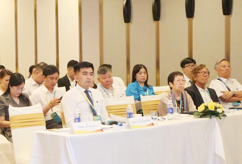 Hội thảo thu hút các chuyên gia, bác sĩ đầu ngành về ung bướu tham dự và chia sẻ kinh nghiệm. Ảnh MH.