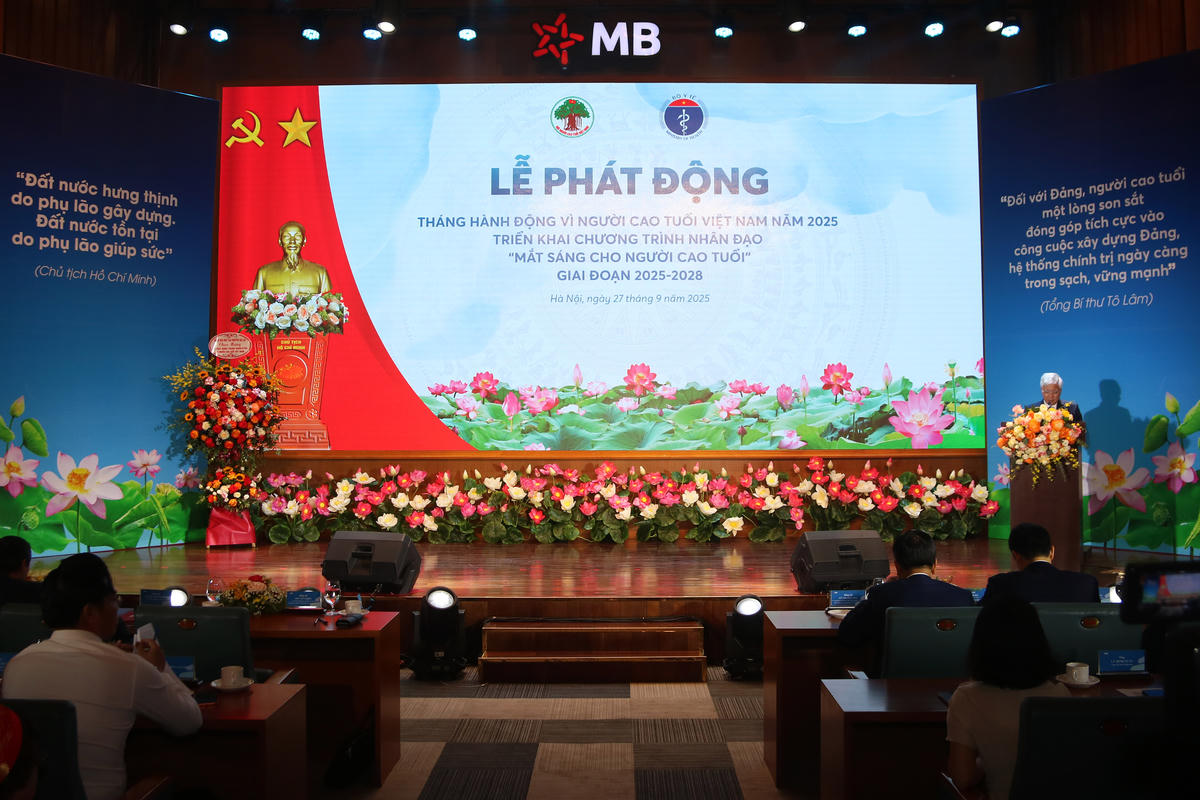 Quang cảnh buổi lễ. Ảnh: Tiến Đạt.