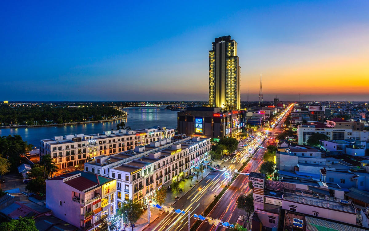 Một góc của TP Cần Thơ. Ảnh Trung Kiên.