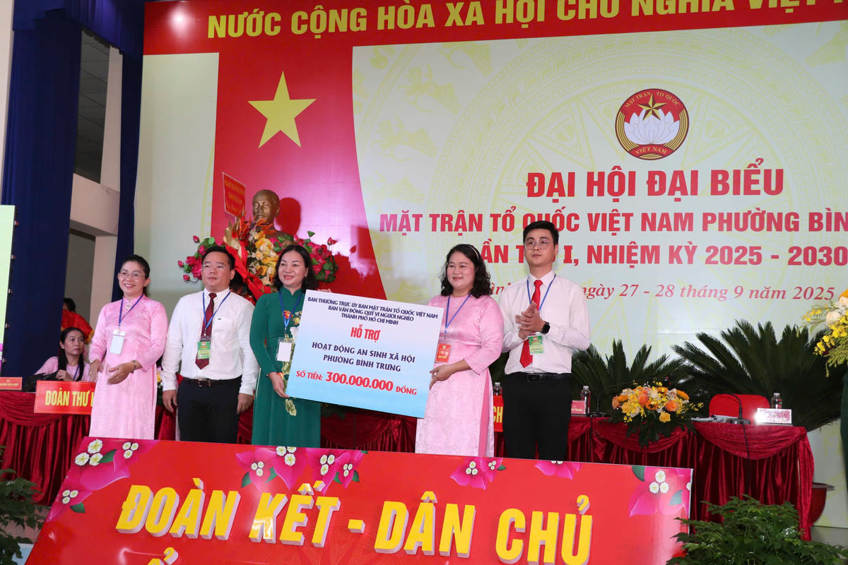 Các đại hội đại biểu MTTQ Việt Nam ở cơ sở phường, xã và đặc khu của TP Hồ Chí Minh vừa được tổ chức mới đây. Ảnh: Hồng Phúc.