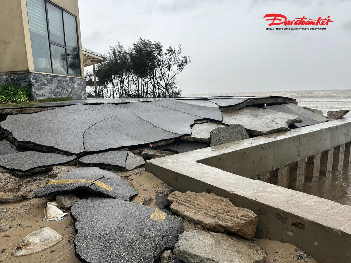 Hà Tĩnh: Resort Hoa Tiên Xuân Thành tan tành sau bão số 10