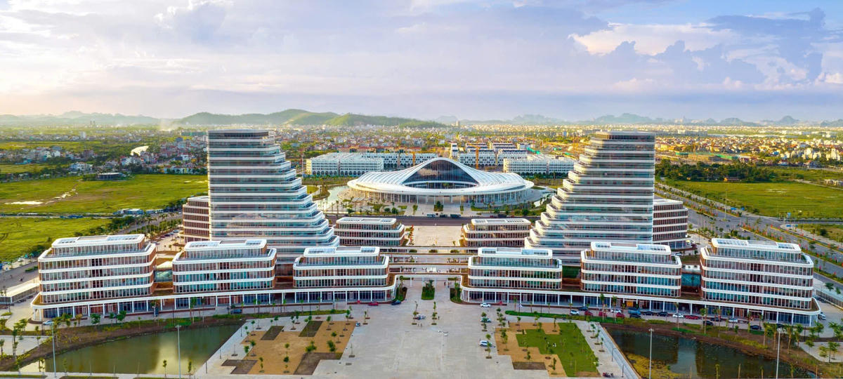 Trung tâm Chính trị - Hành chính TP Hải Phòng được xây dựng hiện đại, đồng bộ. Ảnh: ĐT.