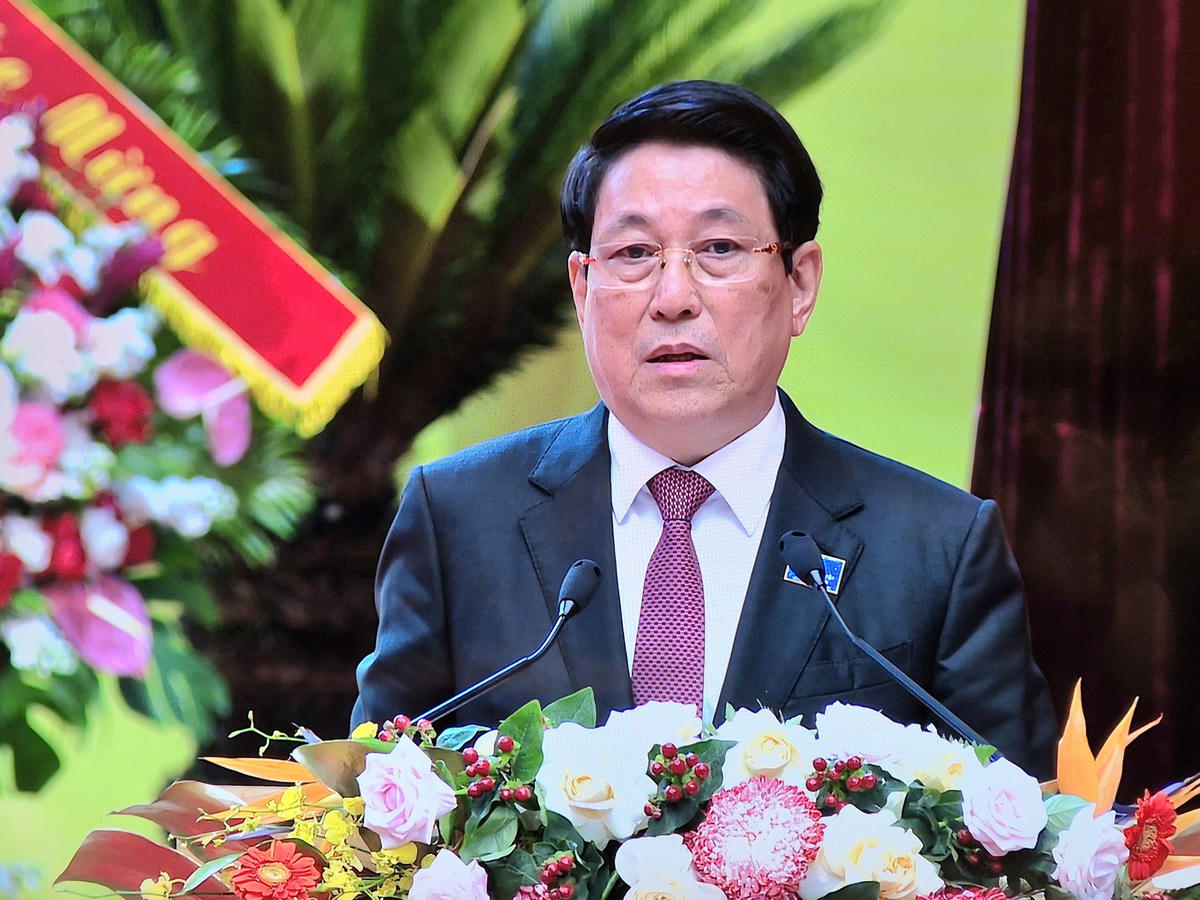 Chủ tịch nước Lương Cường phát biểu chỉ đạo Đại hội