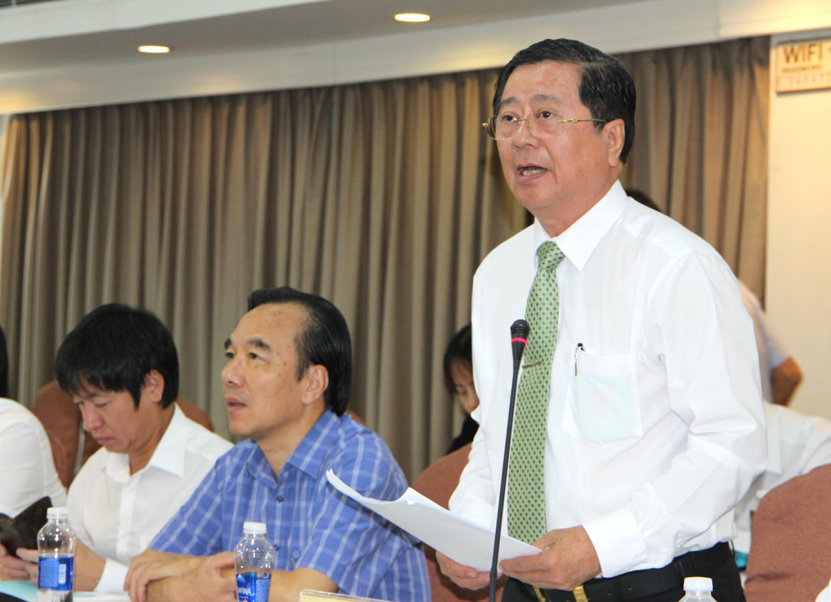 Các đại biểu đóng góp ý kiến tại hội thảo. Ảnh: Q.Đ.