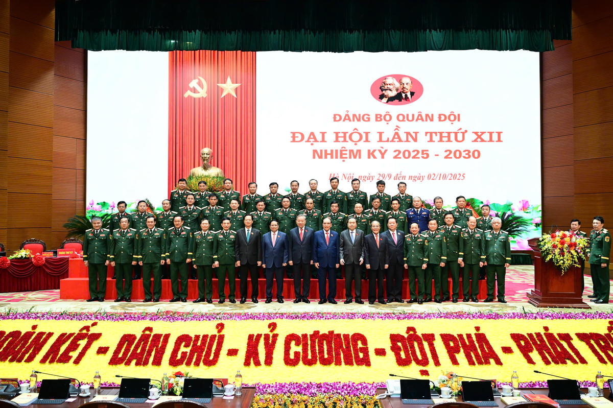 Tổng Bí thư Tô Lâm và các đại biểu dự Đại hội. Ảnh: Việt Trung.