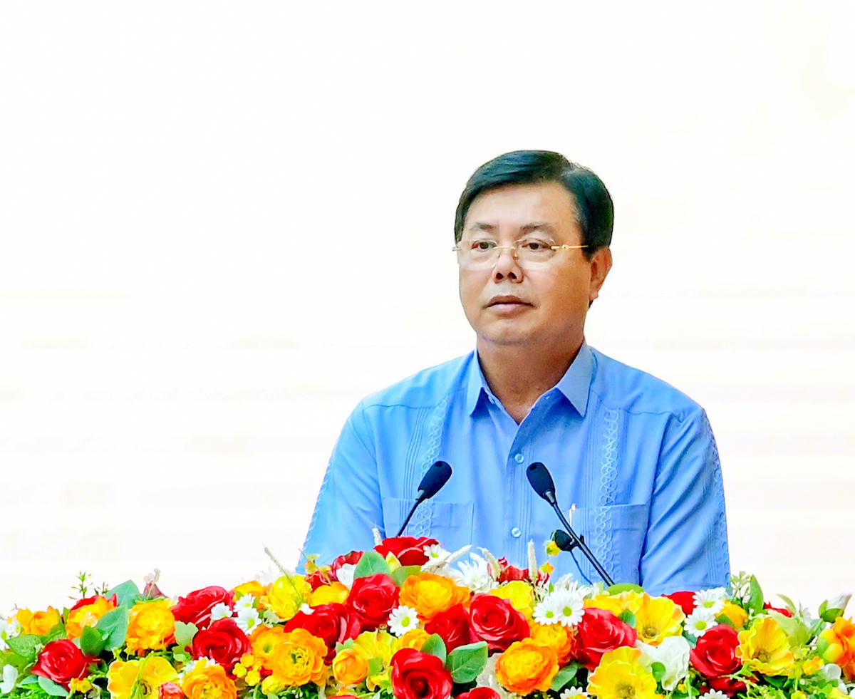 Ủy viên Trung ương Đảng, Bí thư Tỉnh ủy An Giang Nguyễn Tiến Hải.