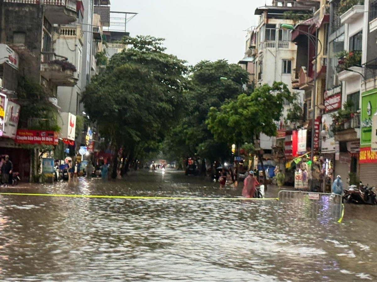 Bão số 10 gây nhiều điểm ngập úng. Ảnh minh hoạ.