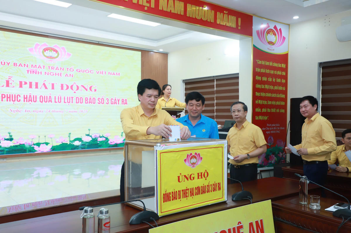 Công tác an sinh xã hội luôn được MTTQ và các tổ chức chính trị xã hội quan tâm thực hiện. Ảnh: ĐB