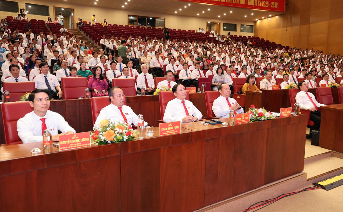 Các đại biểu tham dự phiên trù bị Đại hội
đại biểu Đảng bộ tỉnh Gia Lai lần thứ I, nhiệm kỳ 2025-2030. Ảnh: Đình Sang.