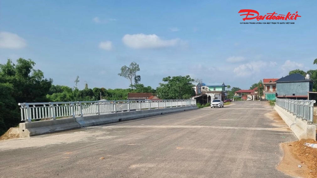 Dự án đã được Ban Quản lý Dự án Đầu tư xây dựng công trình giao thông và nông nghiệp tỉnh
Thái Nguyên hoàn thành vào tháng 7/2025. Ảnh: Toán Nguyễn.