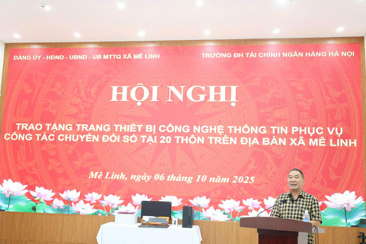 PGS.TSKH. Bùi Xuân Biên phát biểu tại Hội nghị.