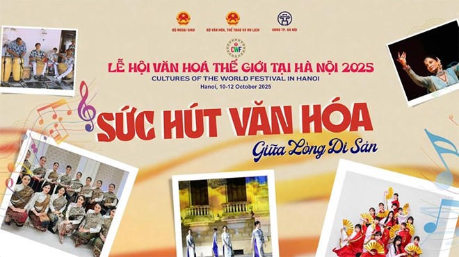 Lê hội là&nbsp;nơi tinh hoa văn hóa năm châu hội tụ về Lễ hội Văn hóa Thế giới tại Hà Nội. Ảnh:&nbsp;Bộ VHTTDL