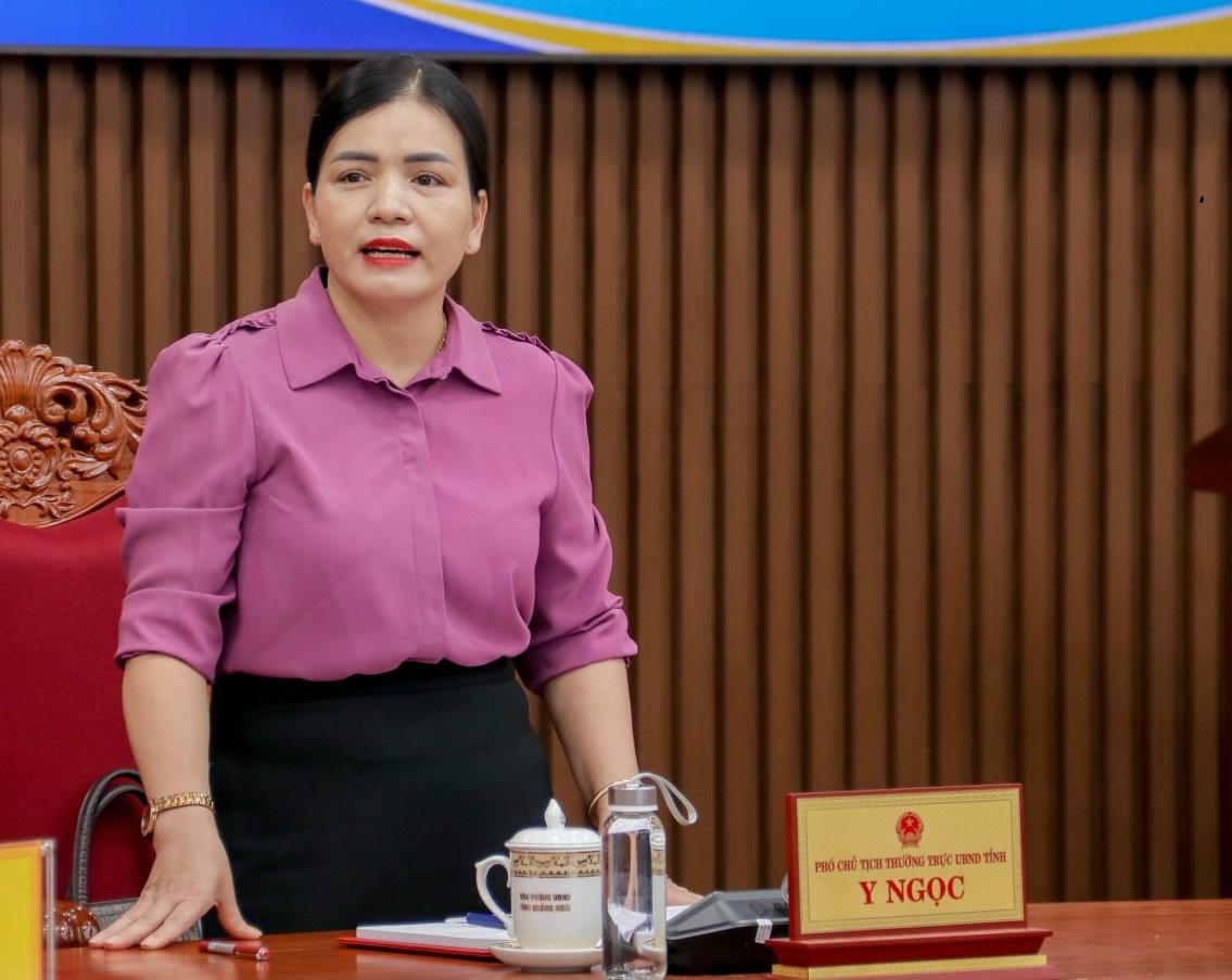 Bà Y Ngọc, Phó Chủ tịch Thường trực UBND tỉnh Quảng Ngãi. Ảnh: CV.