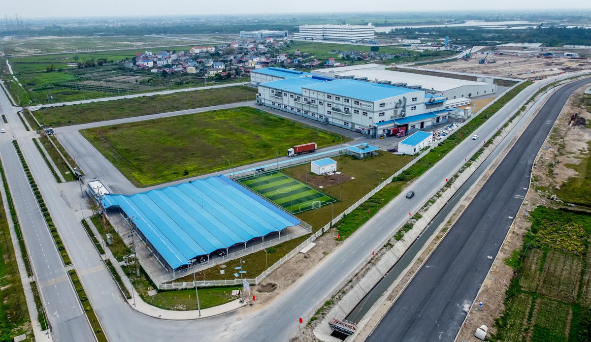 Một góc Khu công nghiệp Liên Hà Thái. Ảnh: Duy Hưng