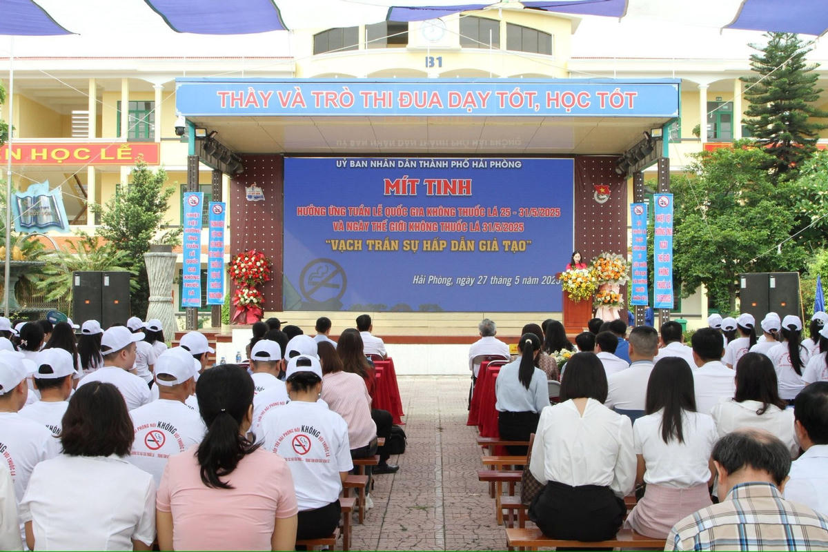 Hải Phòng: Quyết liệt triển khai các giải pháp phòng chống tác hại thuốc lá
